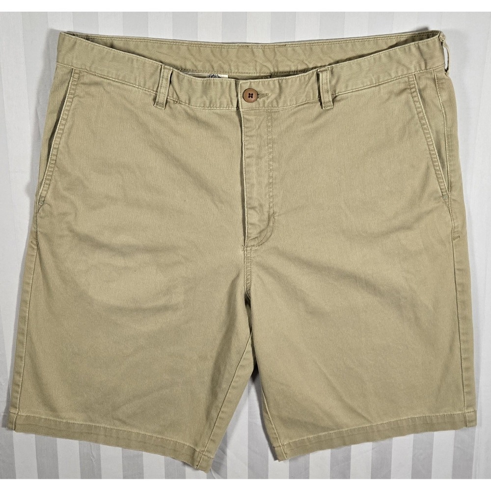 Tommy Bahama Shorts Mens 38 Khaki Fine Corduroy Stretch Cotton Tan Flat 0028